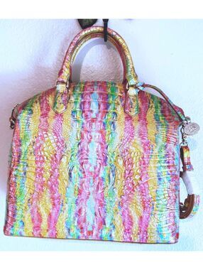 Brahmin Large Duxbury Satchel Saltwater Taffy Melbourne
